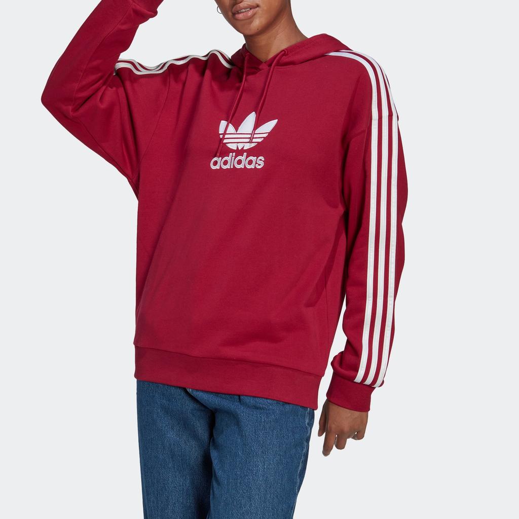 Adidas Originals Trefoil Logo Embroidered Casual Hoodie Long Sleeve Women Tops II6091