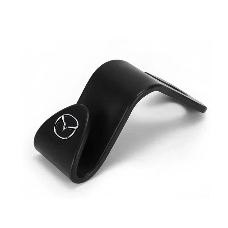 2025 Hot Car Headrest Hooks Hanger Bags Seat Back Holder Clips Auto Fastener Hooks Storage Interior for Mazda Alexa CX4 Car Acce