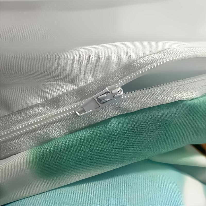 3pcs Christmas Snowman Duvet Cover Set High-Quality Printed Bedding Soft and Comfortable Microfiber with Zipper Closure