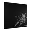 Kurosun Shogun Black Large Gaming Mouse Pad, Cloth Type, Control, FPS, 490 X 420mm, Official Japanese Distributor Warranty