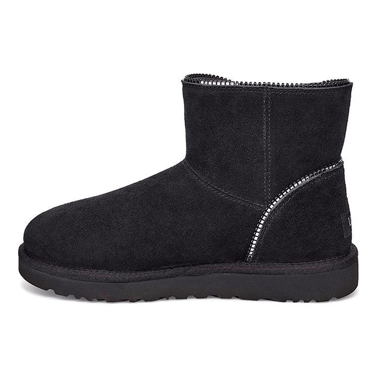

UGG Classic Novelty Mini Florence Zipper Snow Boots Women boots Black 1110697-BLK 38