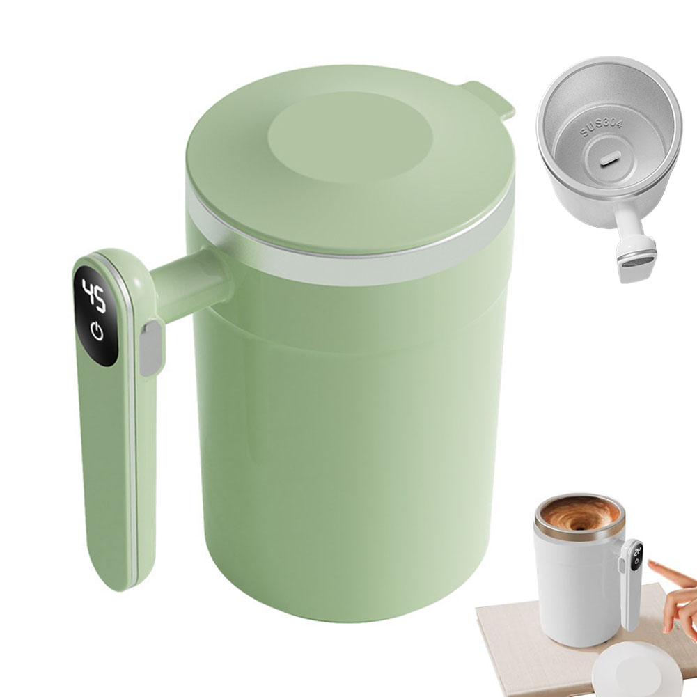 Умная кружка для перемешивания кофе с контролем температуры | Электронный дисплей | USB-зарядка | Магнитная кружка для перемешивания воды