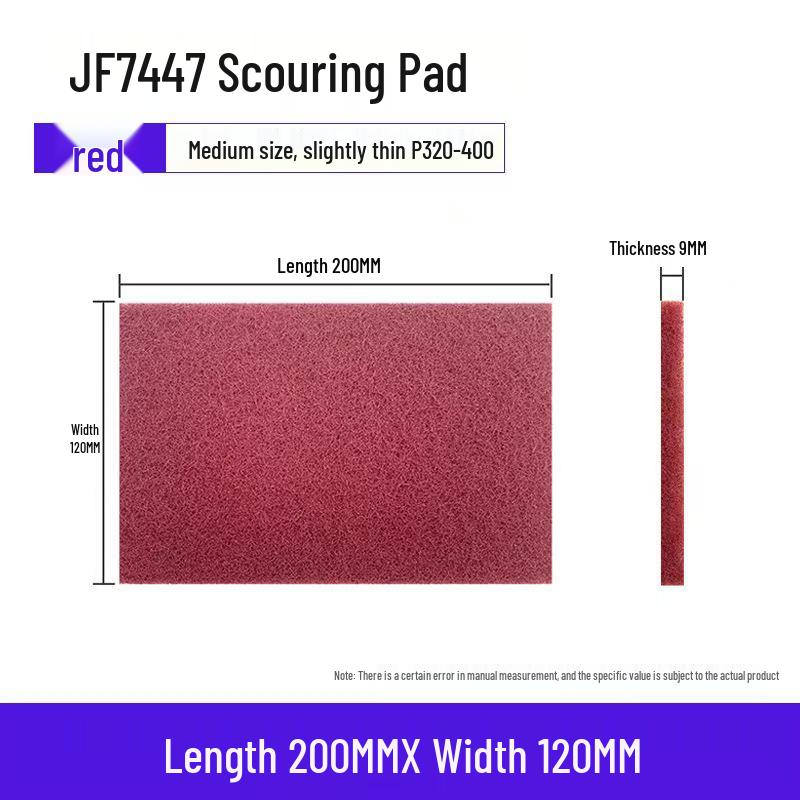 Corundum Sponge Stainless Steel Pot Stain Remover - Thick, Wear-Resistant Cleaning Cloth