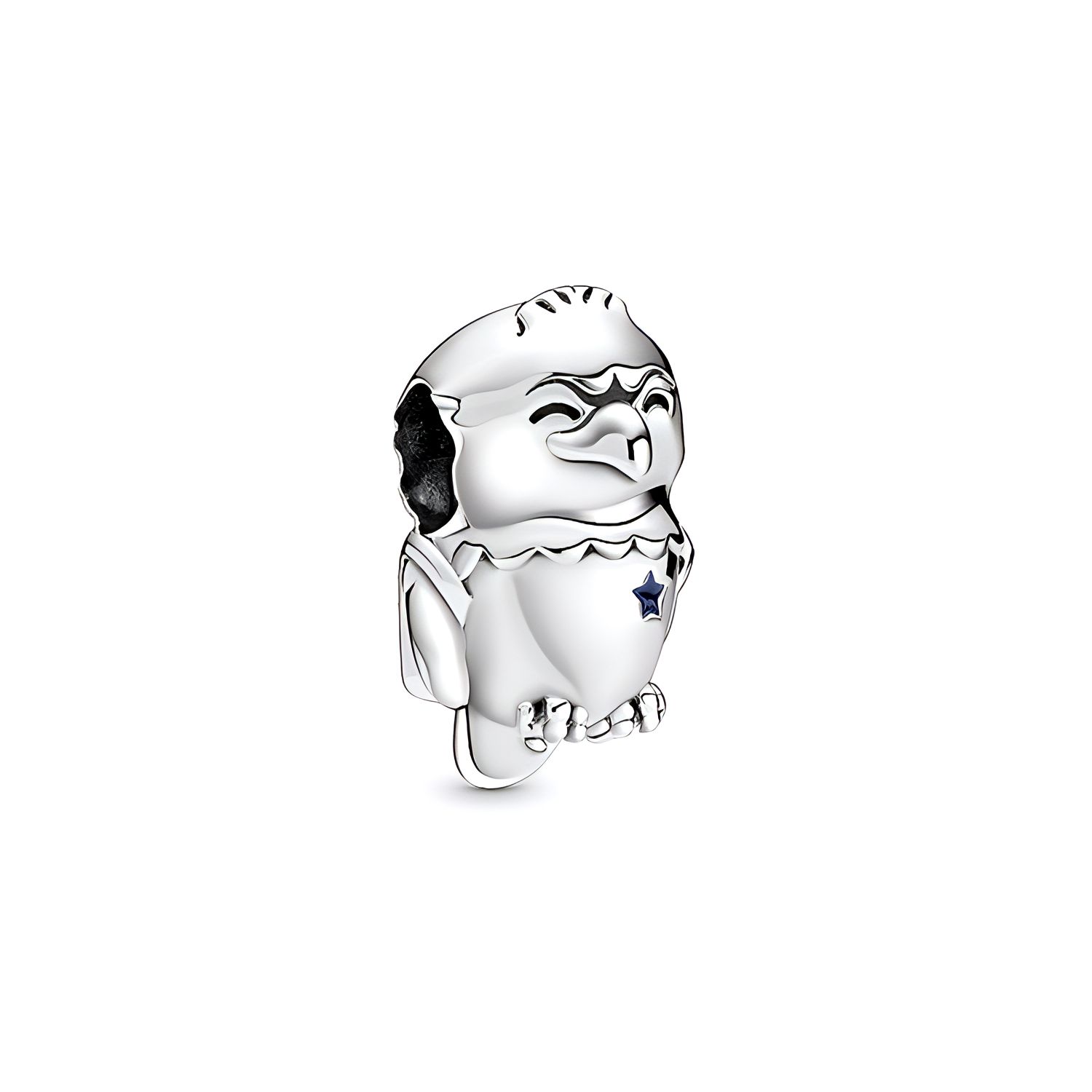 Pandora 925 Silver American Bald Eagle Charm Unisex Charm 799029C01 Silver