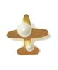 Bonbeau Mini Airplane Pearl Earrings