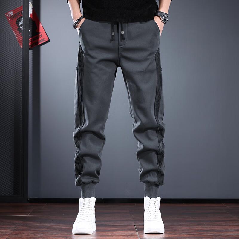 Men s American Retro Heavyweight Tapered Sweatpants 4XL