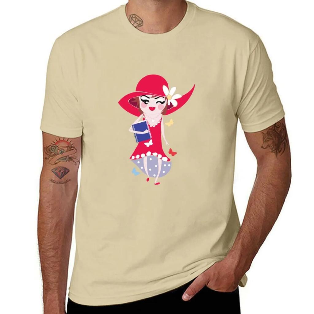 Summer Girl TShirt korean fashion oversized graphic tee Mens tshirts