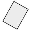1pc Portable Foldable NOn crease White Projector Curtain Projection Screen 4:3 (84inch)