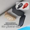 For Benz Car Sunshades Magnetic Leather Sunglasses Ticket Clip Auto Accessories AMG Exclusive A C E R V Class CLA CLS C180 C200
