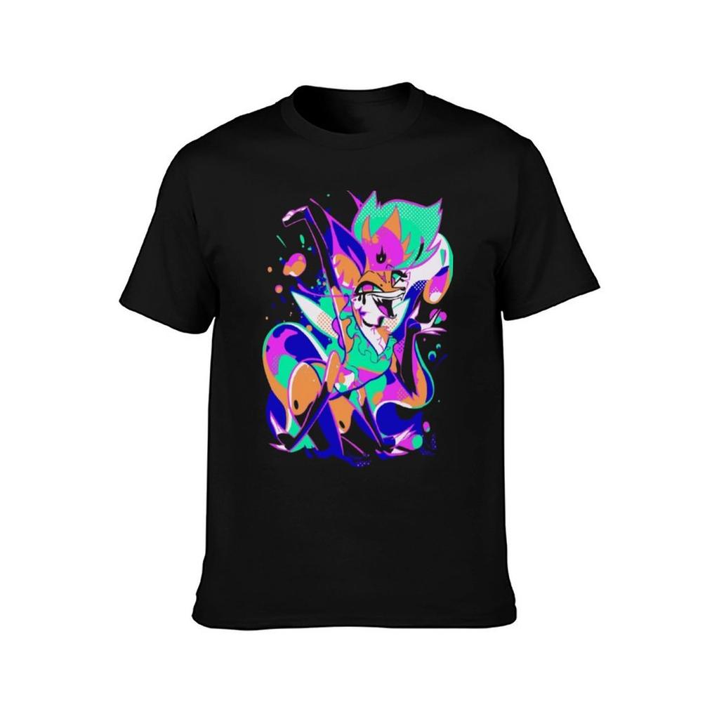 Helluva Boss Queen Bee / Beelzebub Summer Splatter Pop Art T-Shirt anime figures customs design your own customs mens t shirts