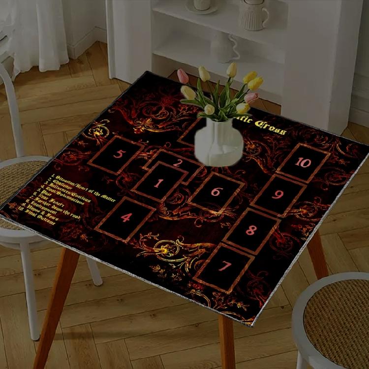 Reading Card Astrologys Tablecloth Altars Cloth Square Divinations Cards Table Cloth Witchcrafts Deck Cloth Enduring