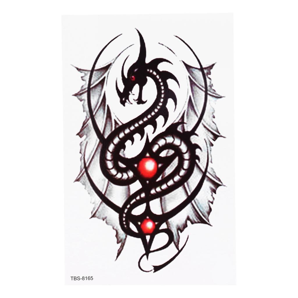 6pcs Full Arm Waterproof Temporary Tattoos 6pcs Half Arm Shoulder Tattoos for Men Women