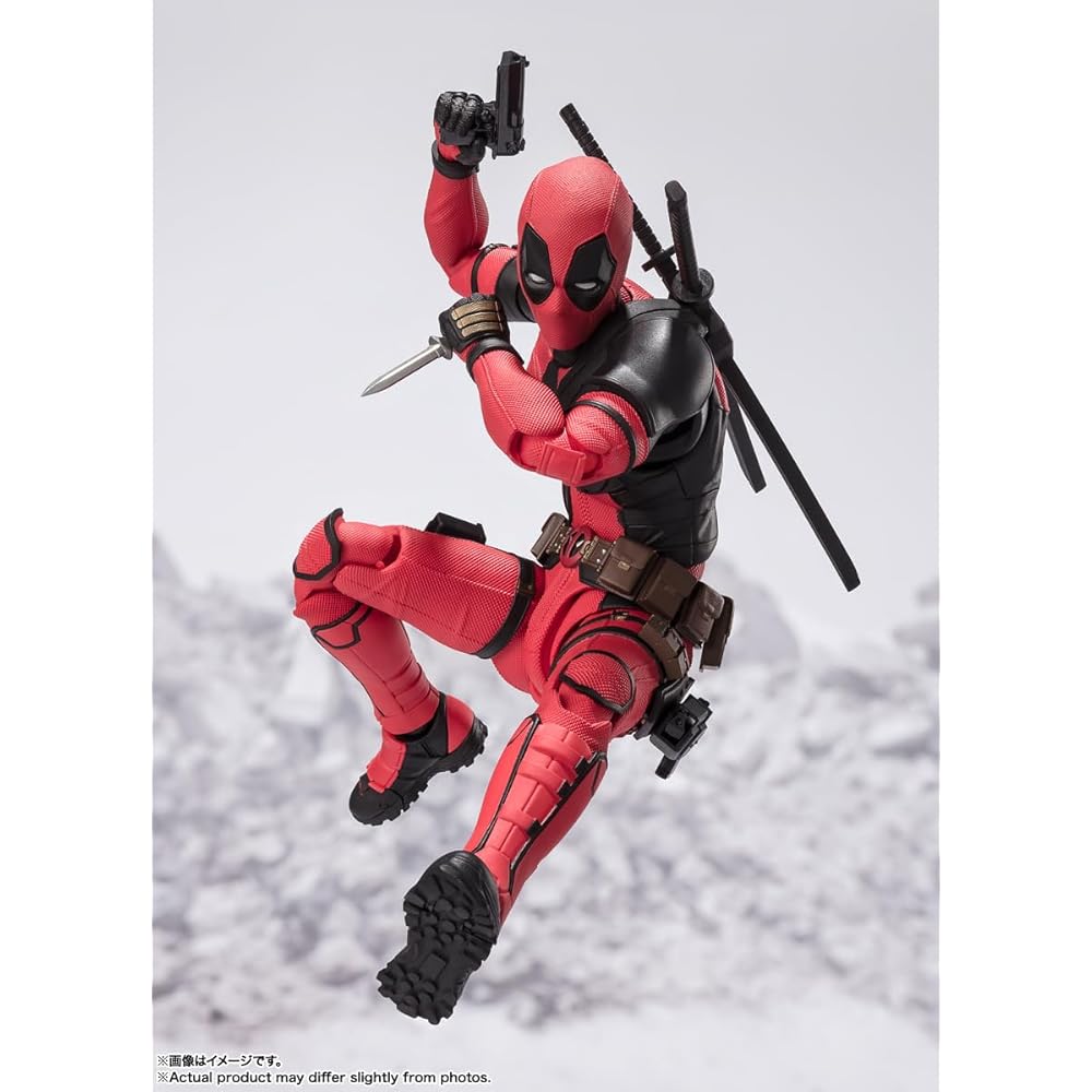 TAMASHII NATIONS S.H. Figuarts Deadpool & Wolverine Action Figure 155mm PVC ABS Painted Movable Collectible