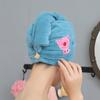 Magic Shower Hat Made of Microfiber, Double-layer Embroidery Towel, Bath Caps, A Hat for Dry Hair, A Quick -drying Soft Hat for A Lady, A Turban