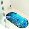 Ocean World Map Balcony Bathroom Mat Hydrophobic Non-Slip Door Mat Swimming Pool Public Places Non-Slip Floor Mat