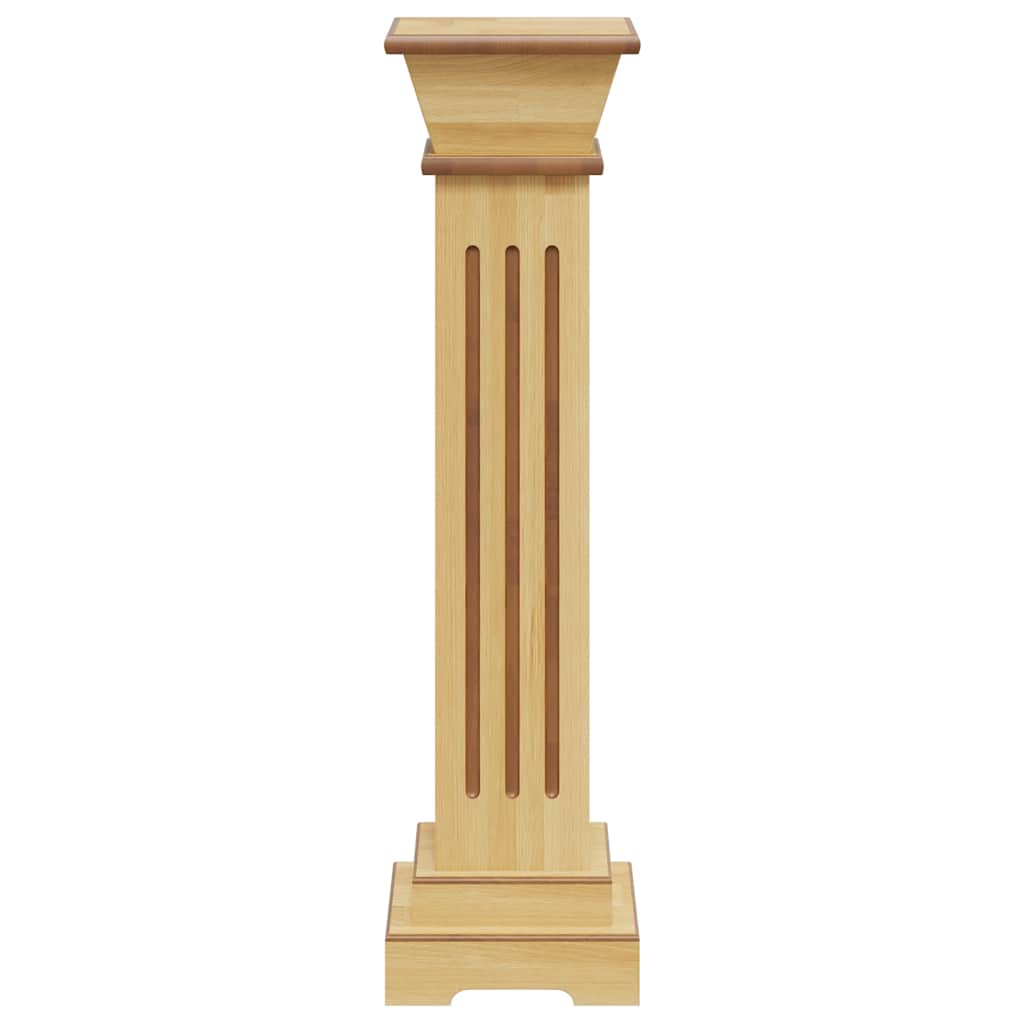 Vidaxl Klasyczny Kwietnik Kolumna, Jasne Drewno, 17X17X66 Cm, Mdf