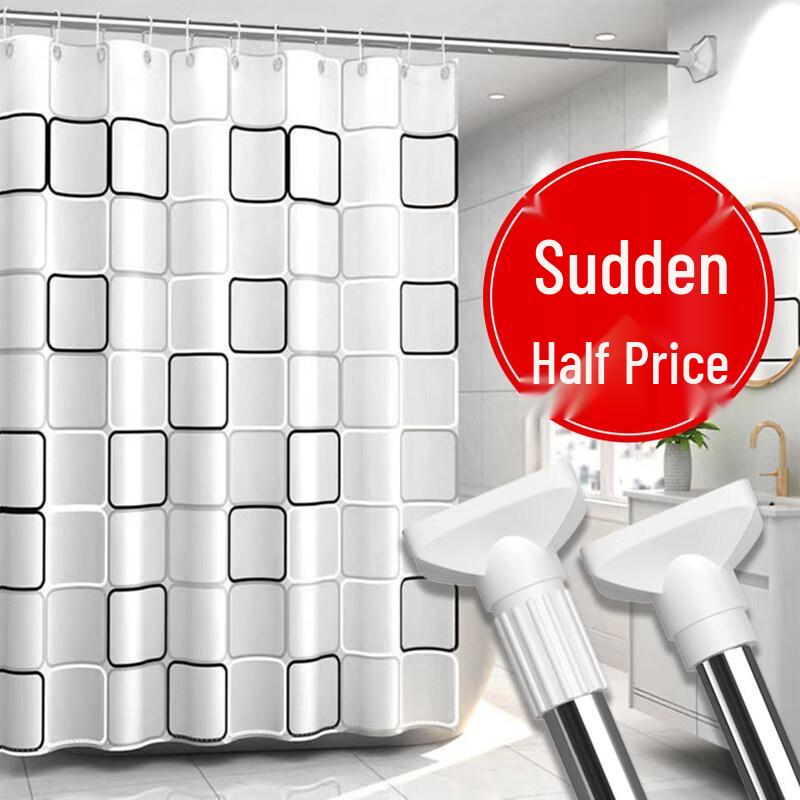 Waterproof PEVA Shower Curtain