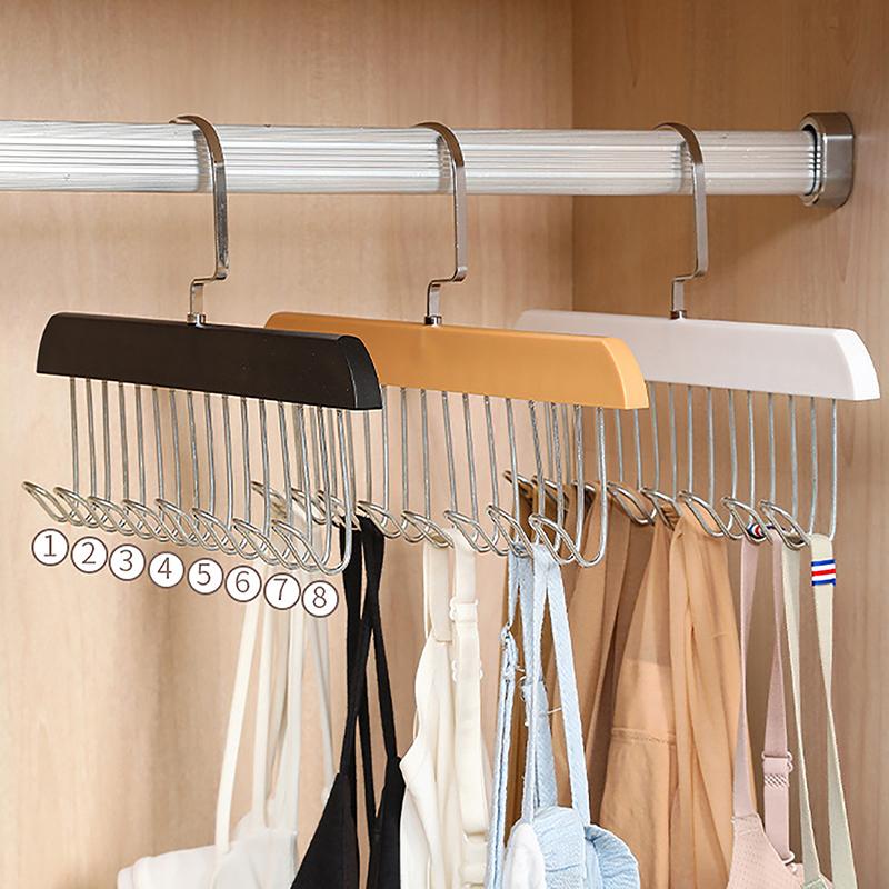 Women Storage Bra Hanger Multifunctional Plastic Belt Hanger Sturdy Tie Belt Holder For Beanie Scarfs Bra Closet Supplies