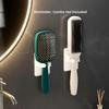 1PCS Punch-free Curly Hair Comb Storage Rack Light Luxury Bathroom Wash Basin Bathroom Wall-mounted Storage Air Cushion Comb Artifact