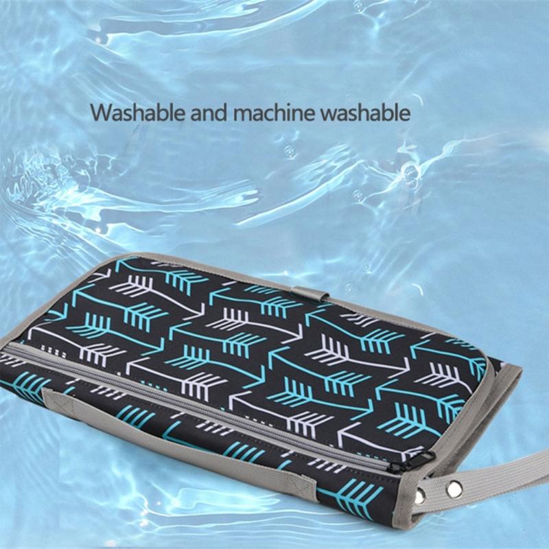 Multifunctional Baby Travel Changing Mat Foldable and Waterproof Diaper Pad Nursing Mattress Crib Bedding Pad Essential