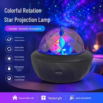 Seven-Color Starry Sky Projector Night Light for Kids' Bedrooms