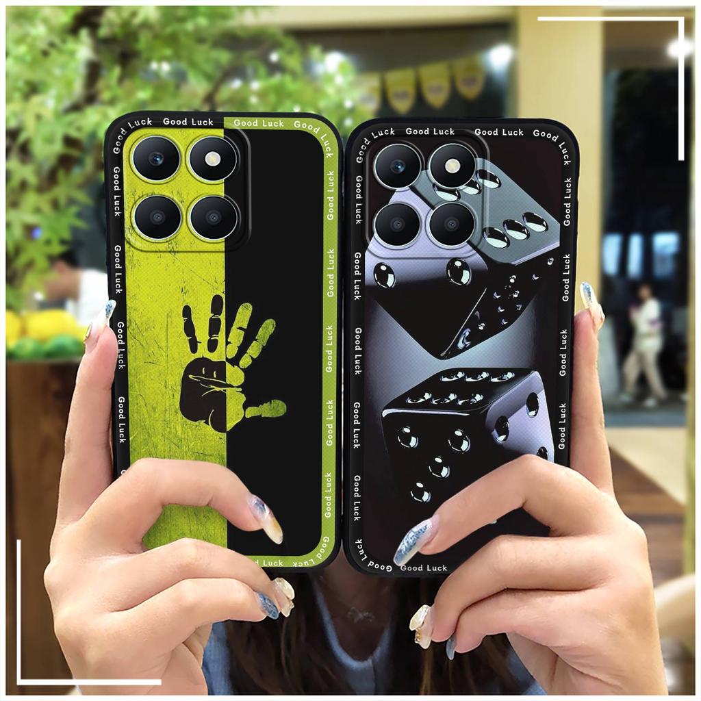 Cartoon Soft Case Phone Case For Honor X6a/X6a Plus Waterproof Fashion Design Anti-dust Protective Durable TPU Silicone