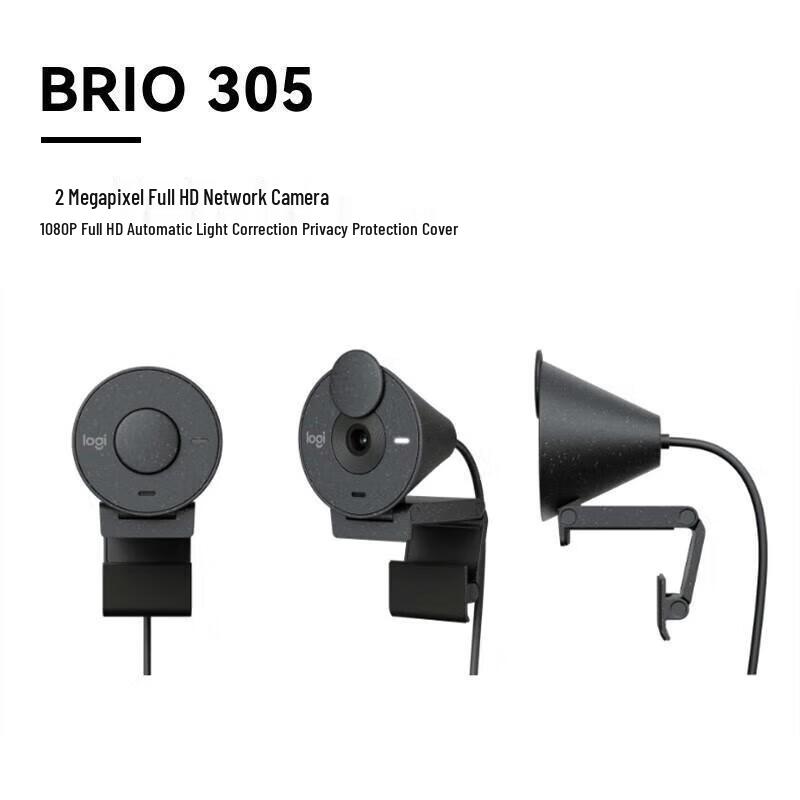 Logitech Brio 305 Full HD Webcam with Microphone
