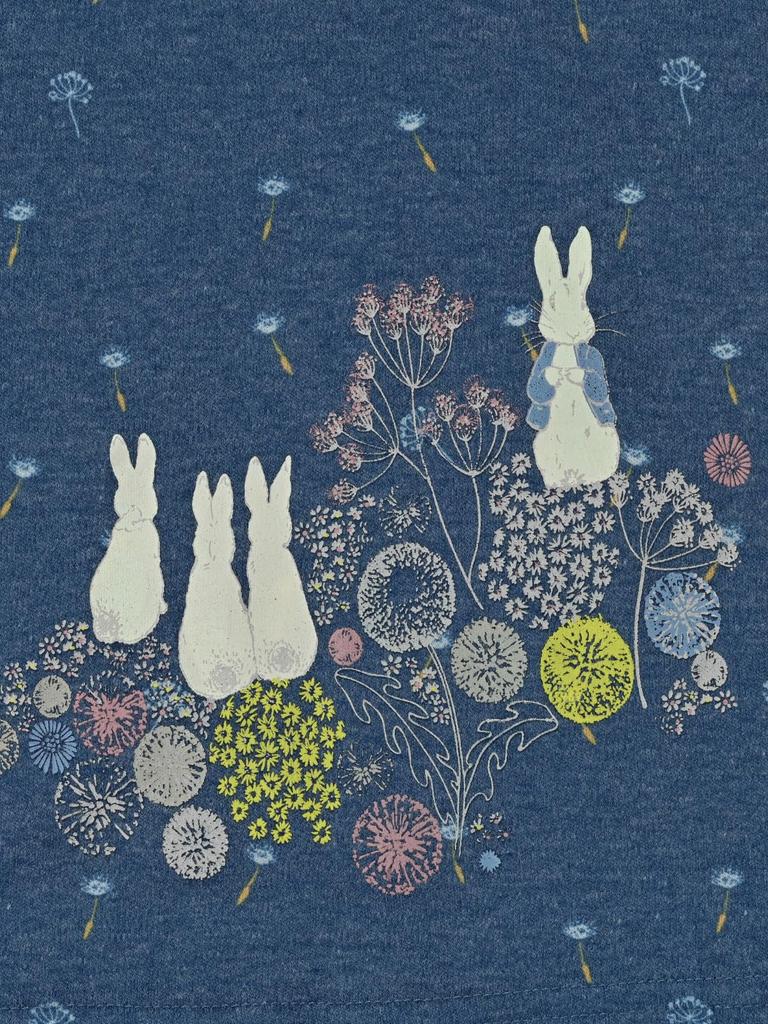 Long Plus Pants Soothing Floral Authentic Floral Print Cotton Blend Absorbent [repose Time] Women's Open-Front Pajamas, Sleeves, Sizes, Loungewear,