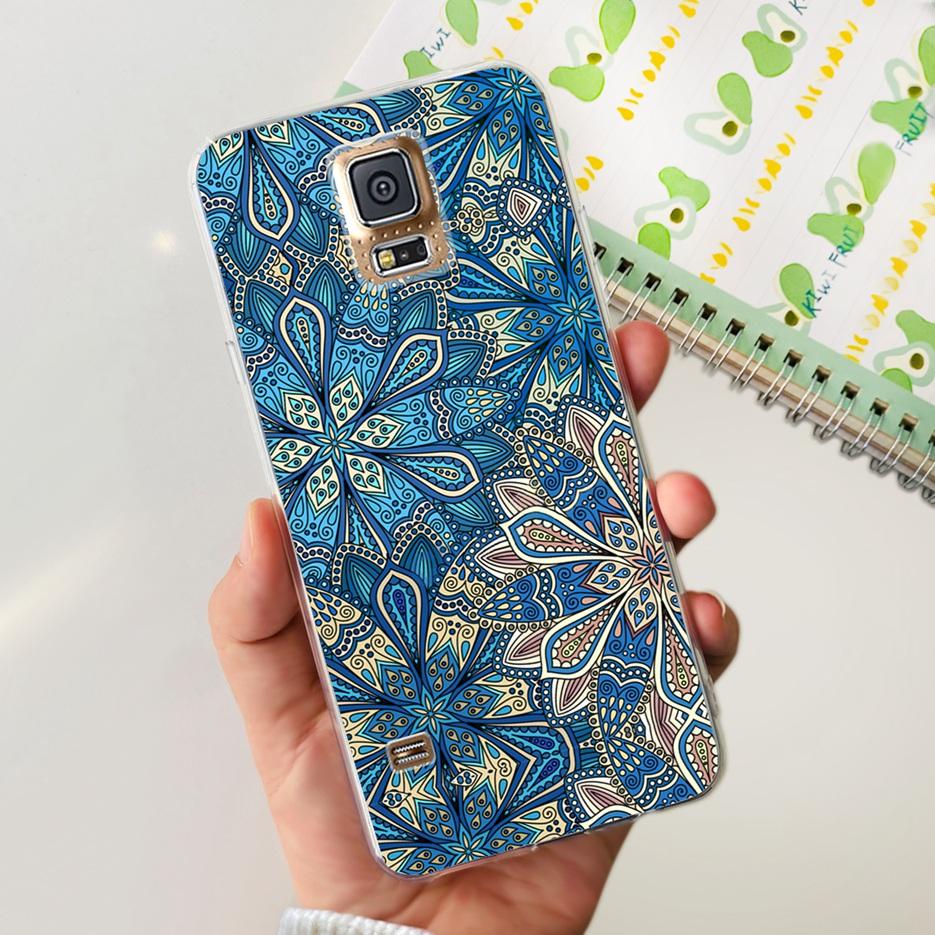 For Samsung Galaxy S5 Case SM-G900F G900I G900M Stylish Painted Cover Soft Silicone Phone Case For Samsung S5 S 5 GalaxyS5 Shell