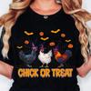Cluck Yeah Its Halloween T Shirts Streetwear Funny Chicken Halloween Shirt Women Stylish Harajuku Unisex Tops