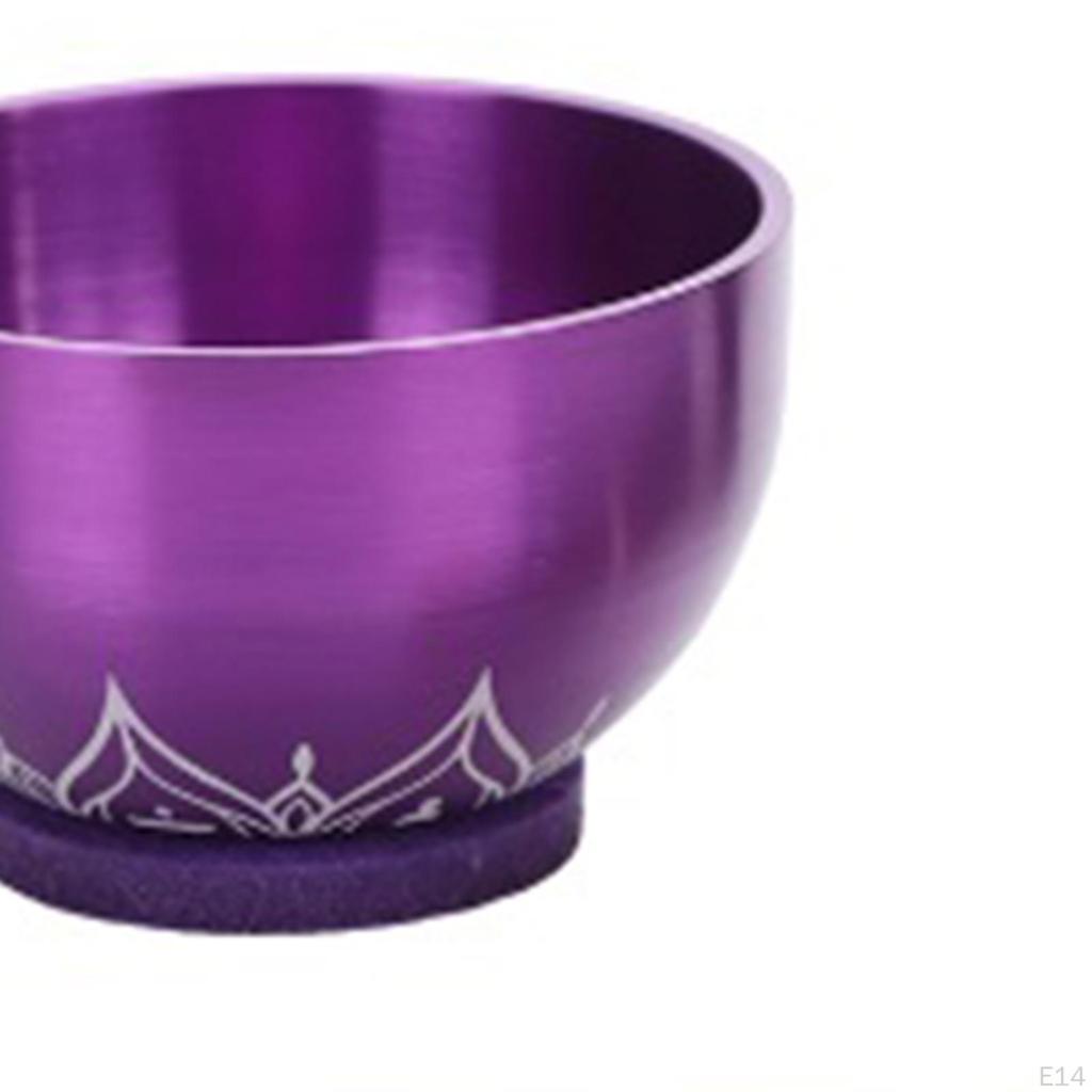Sing Bowl Set Meditation Gong Instrument Creative Relaxing Decor Crafting with Mallet Ornament for
