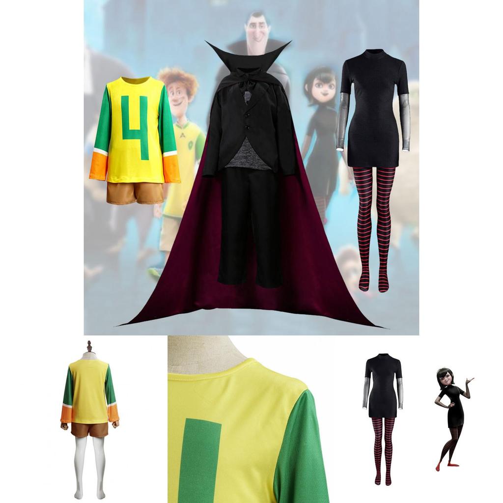Xs-3xl Draculaura Mavis Jonathan Vampir Kostüm Set Hotel Transsilvanien Weihnachten