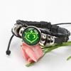 Genshin Impact Element Eye Braided Leather Bracelet, Adjustable Anime Wristband for Fans