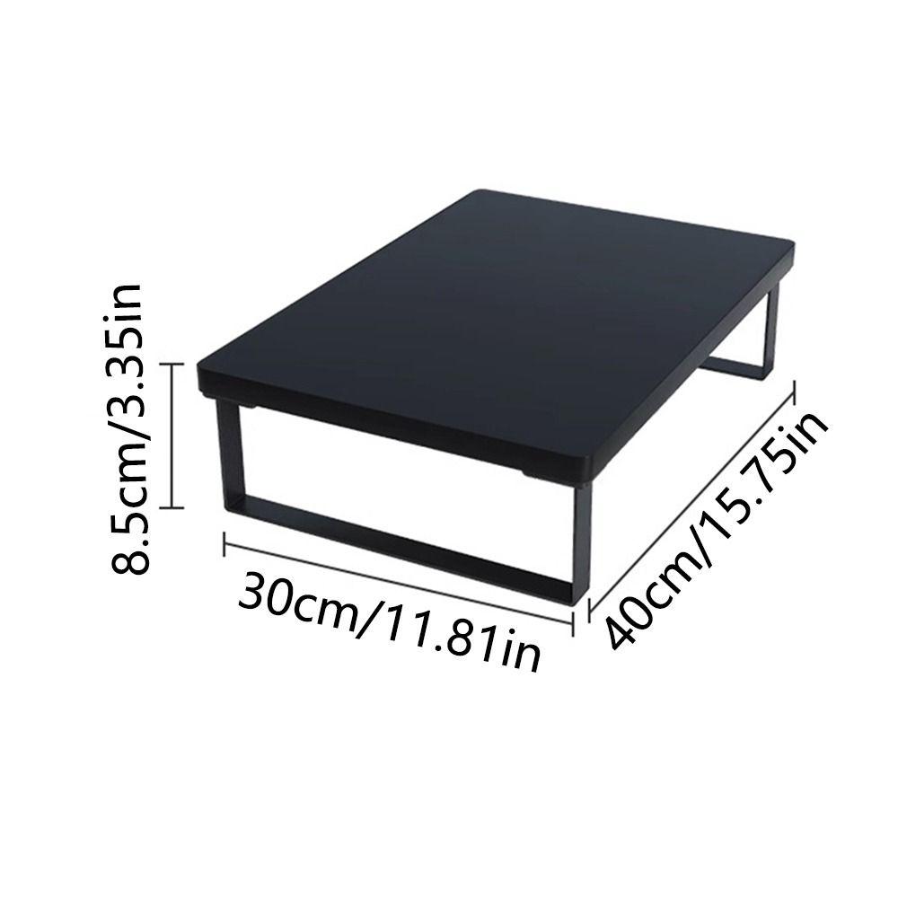 Stackable Cabinet Spice Shelf Anti-Slip Countertop Organizer Modern Desktop Computer Risers  Pantry