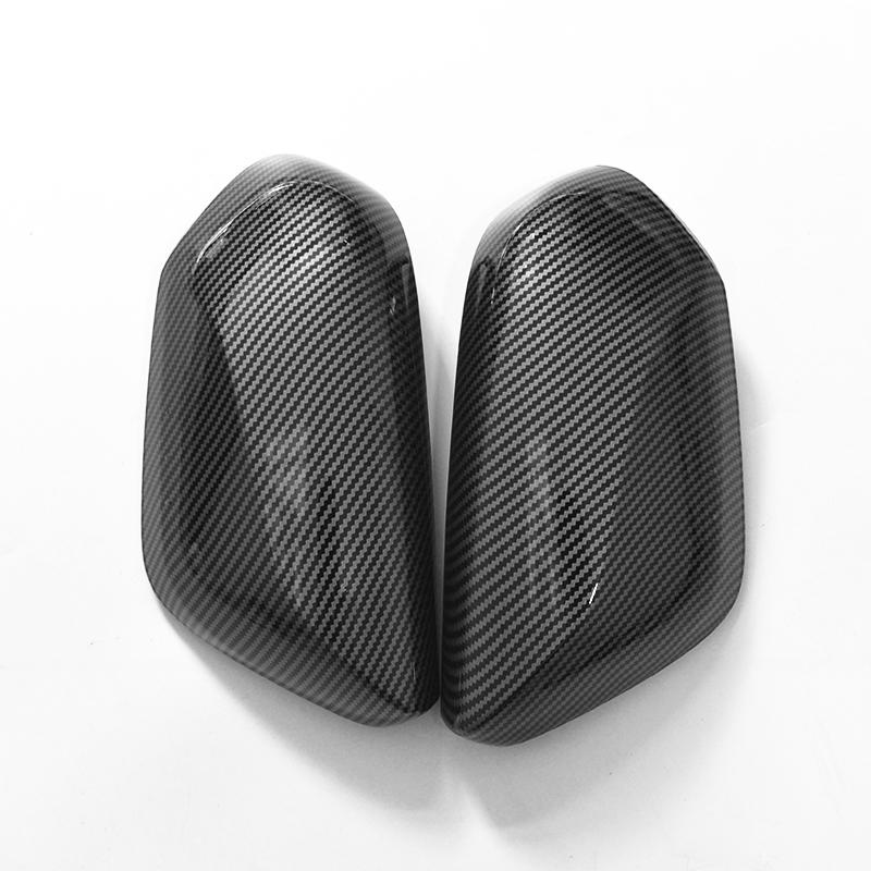 For Toyota camry XV70 2018- ,black carbon fiber rearview mirror cover replacement buckle