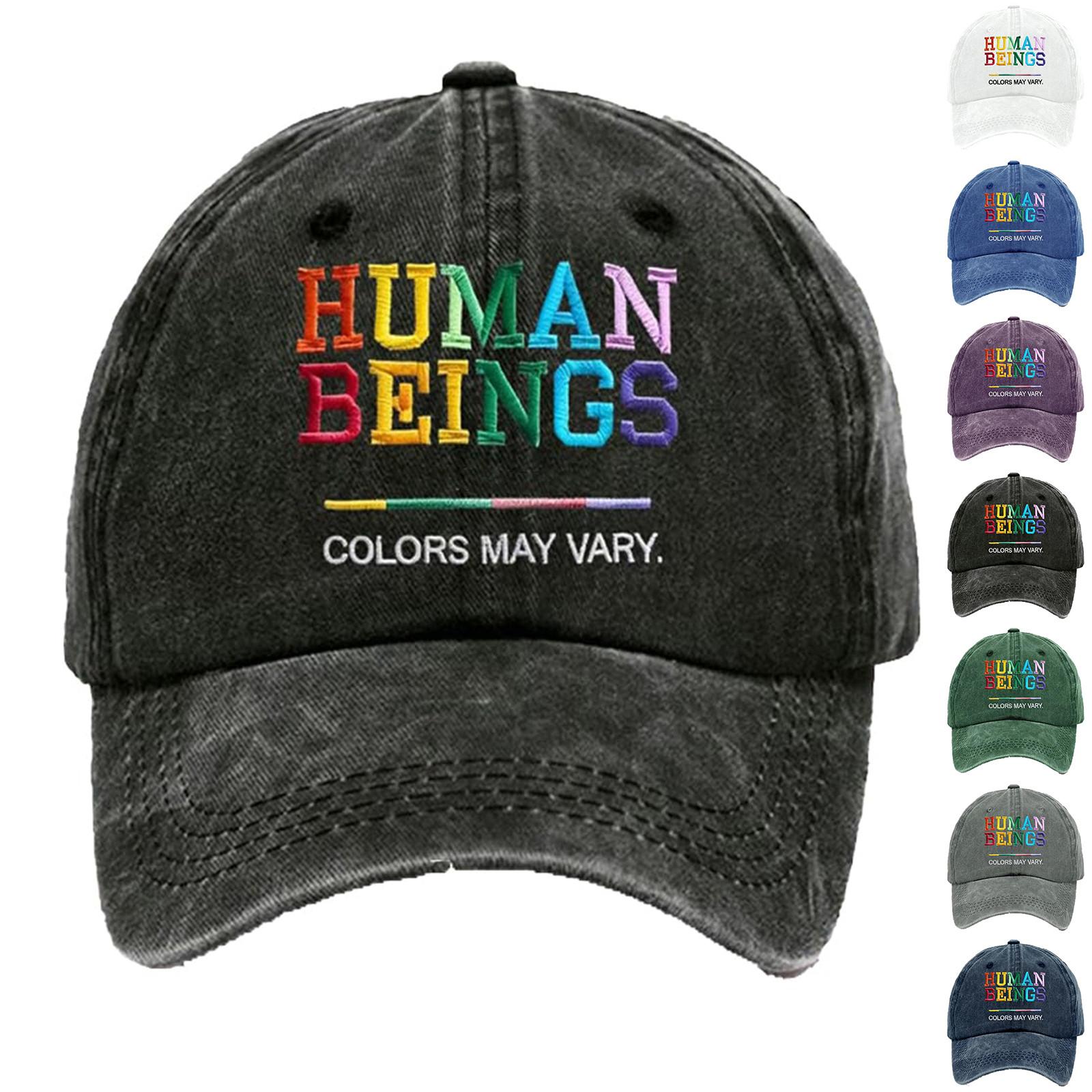 

Women Men Adult Washed Printed Baseball Cap Washed Cotton Daddy Hat One Size білий