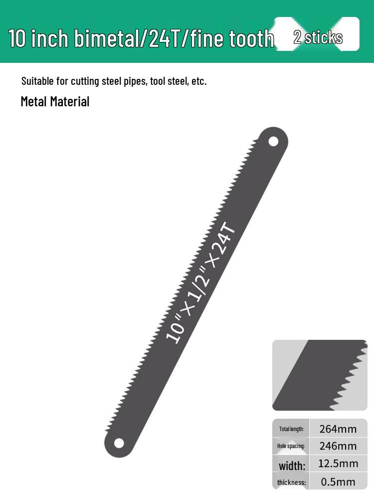 Handmade Steel Handheld Saw for Wood and Metal Cutting