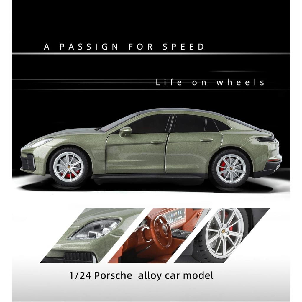 NEW 1/24 Porsche Panamera Supercar Alloy Model Car Toy Diecasts Metal Casting Sound and Light Car Toys for Children Vehicle