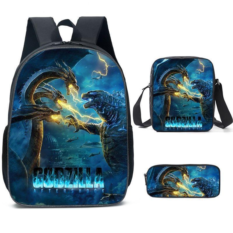 Shoulder Anime Cartoon Bag Pencil Case Kids School Pack For Daily Use