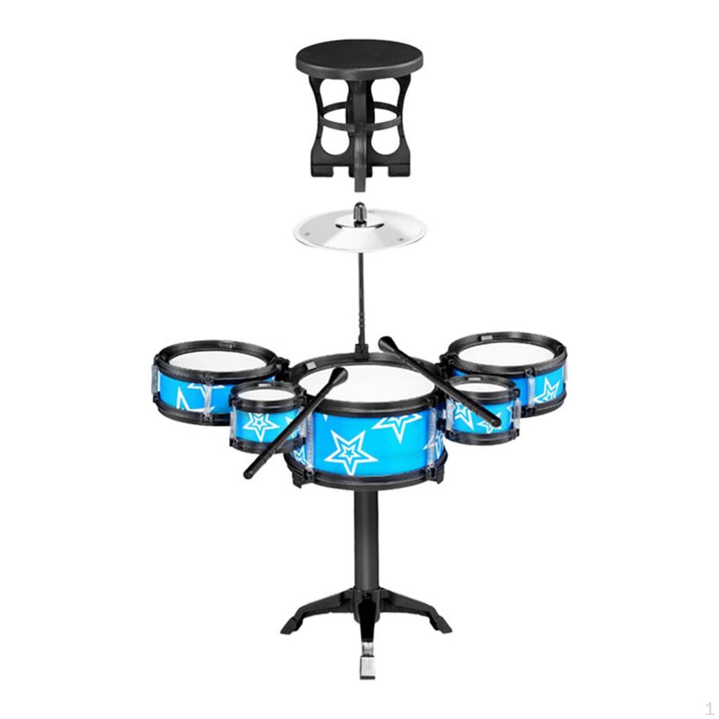 Interactive Drum Set for Kids, Musical Instrument Playset