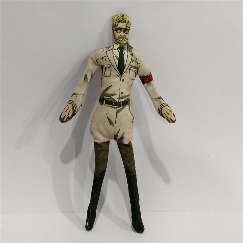 Anime Attack On Titan Levi Cosplay Plüschpuppe Körper Draht Skelett Action Stoffpuppen Zubehör Ornament Geschenke 28cm