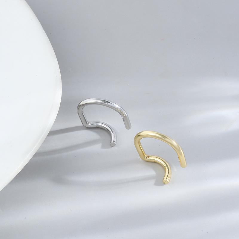 Women's French Retro Irregular Metal Open Ring - Cold Style, Versatile and Unique.