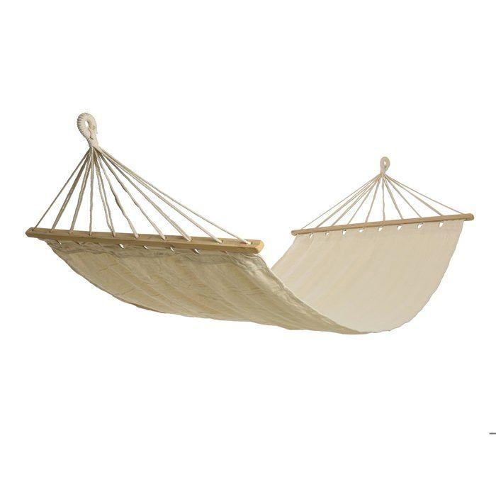 Naturhengekøye - EMINZA - Lerret av bomull og polyester - Hvit - 1 person - 200x100 cm