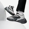 Fila Zapatillas de Moda Tela Cuero Sintético Doble Capa Ante de Piel de Vacuno Suela Gruesa Amortiguación Modernas Caña Baja Zapatos Casuales F12W241117FVF