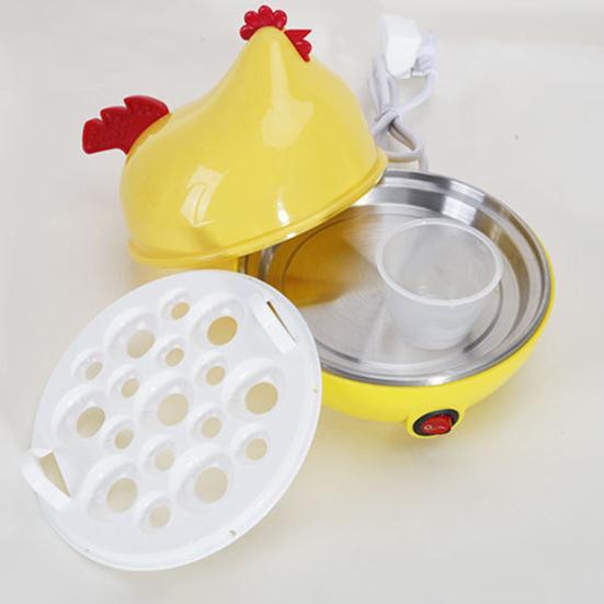 Electric Egg Boiler Chicken Shaped Egg Steamer Large Capacity Automatic Plug-in Household Egg Steamer Cooker