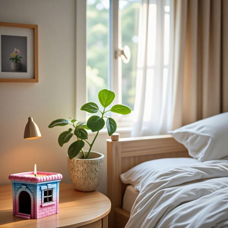 Stampo in Silicone Creativo a Forma di Casa per Vaso di Fiori per Fai da Te Contenitore per Gioielli Realizzazione Artigianato in Resina e Fioriere per Succulente