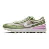 Nike Waffle One Cuir Mesh Suède Athlétique Confortable Polyvalent Respirant Coupe Basse Chaussures Décontractées pour Enfants Baskets pour Enfants Vert Rose DC0481-602
