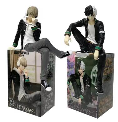 Giacca a Vento Sakura Haruka Figura Anime Tappo per Noodles Giacca a Vento Kaji Ren Action Figure Modello da Collezione Bambola Giocattoli Regalo