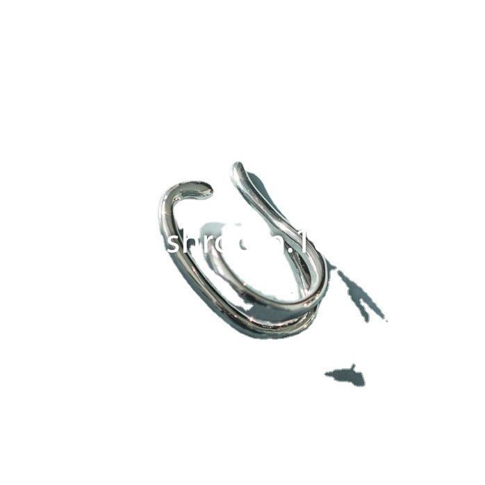 Japanese Matte Metal Line Ear Cuff - Distressed Wind Design for Women (No Piercing Needed)