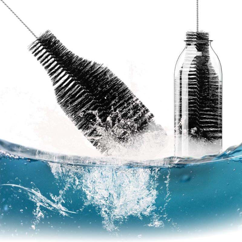 Sodas Bottle Cleaning Brush Soft Bristles for Efficient Cleaning of Sodastreams and Other Beverages Containers